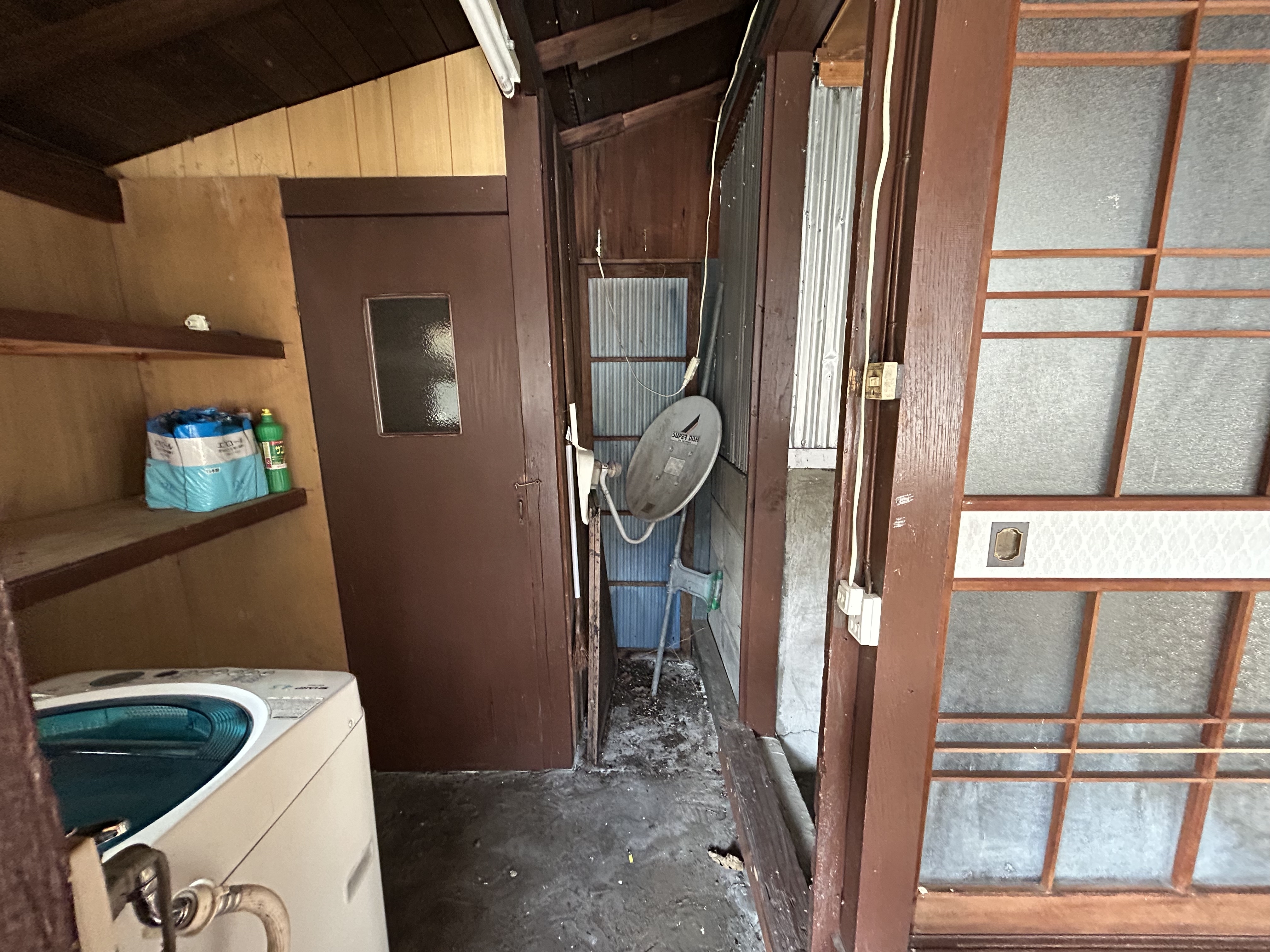 機能的な洗濯スペース